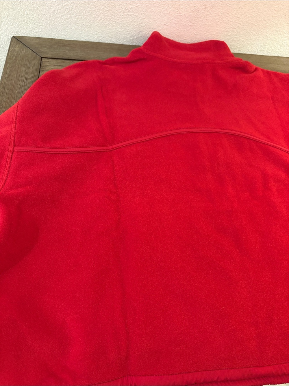 NWT [Fabletics] No Chill Fleece Half-Zip Cropped Pullover Sweater Red Women’s S - Picture 13 of 16